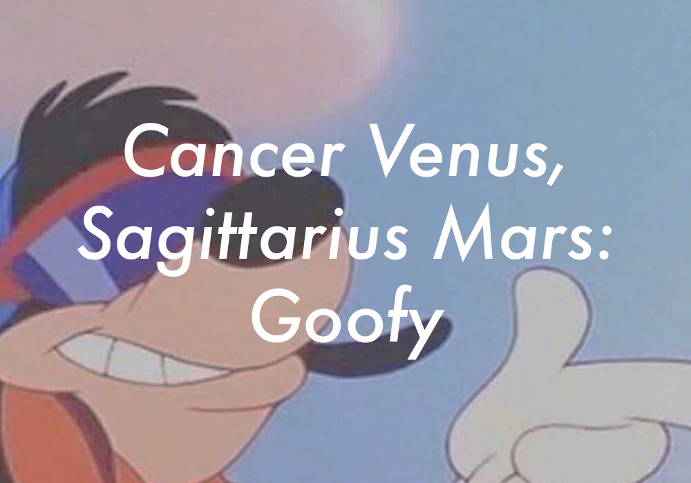 Cancer Venus Sagittarius Mars
