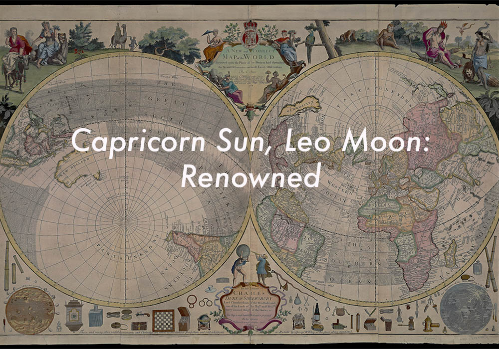 Capricorn Sun Leo Moon