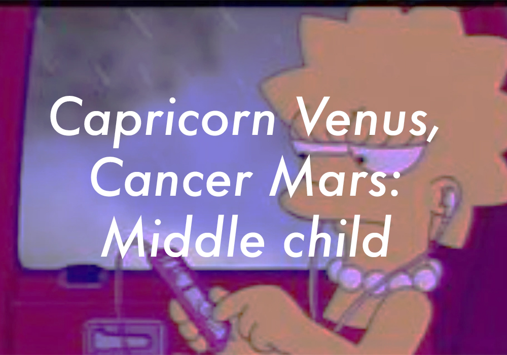 Capricorn Venus Cancer Mars