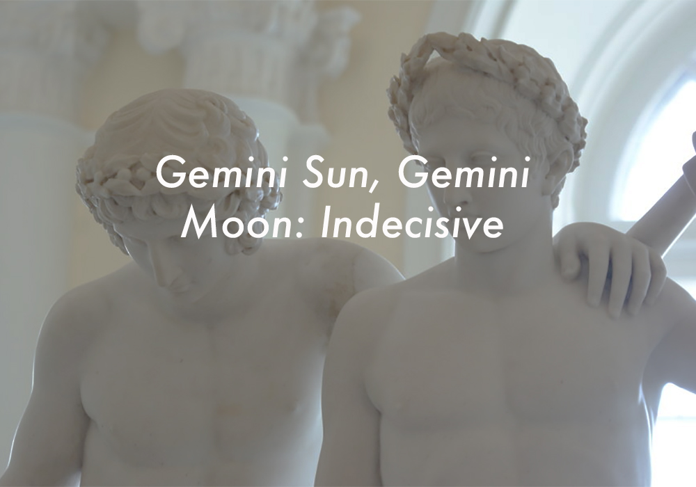 Gemini Sun Gemini Moon