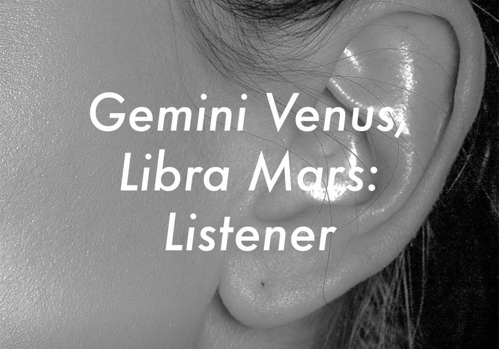 Gemini Venus Libra Mars