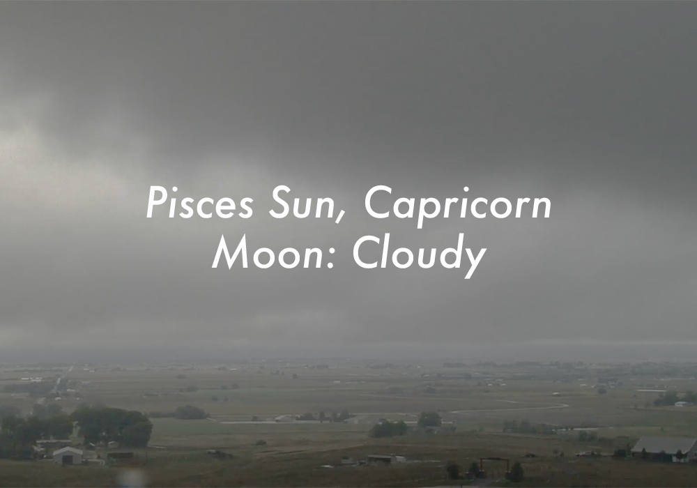 Pisces Sun Capricorn Moon
